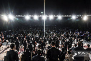 کنسرت ارکستر سمفونیک تهران در باغ عفیف آباد