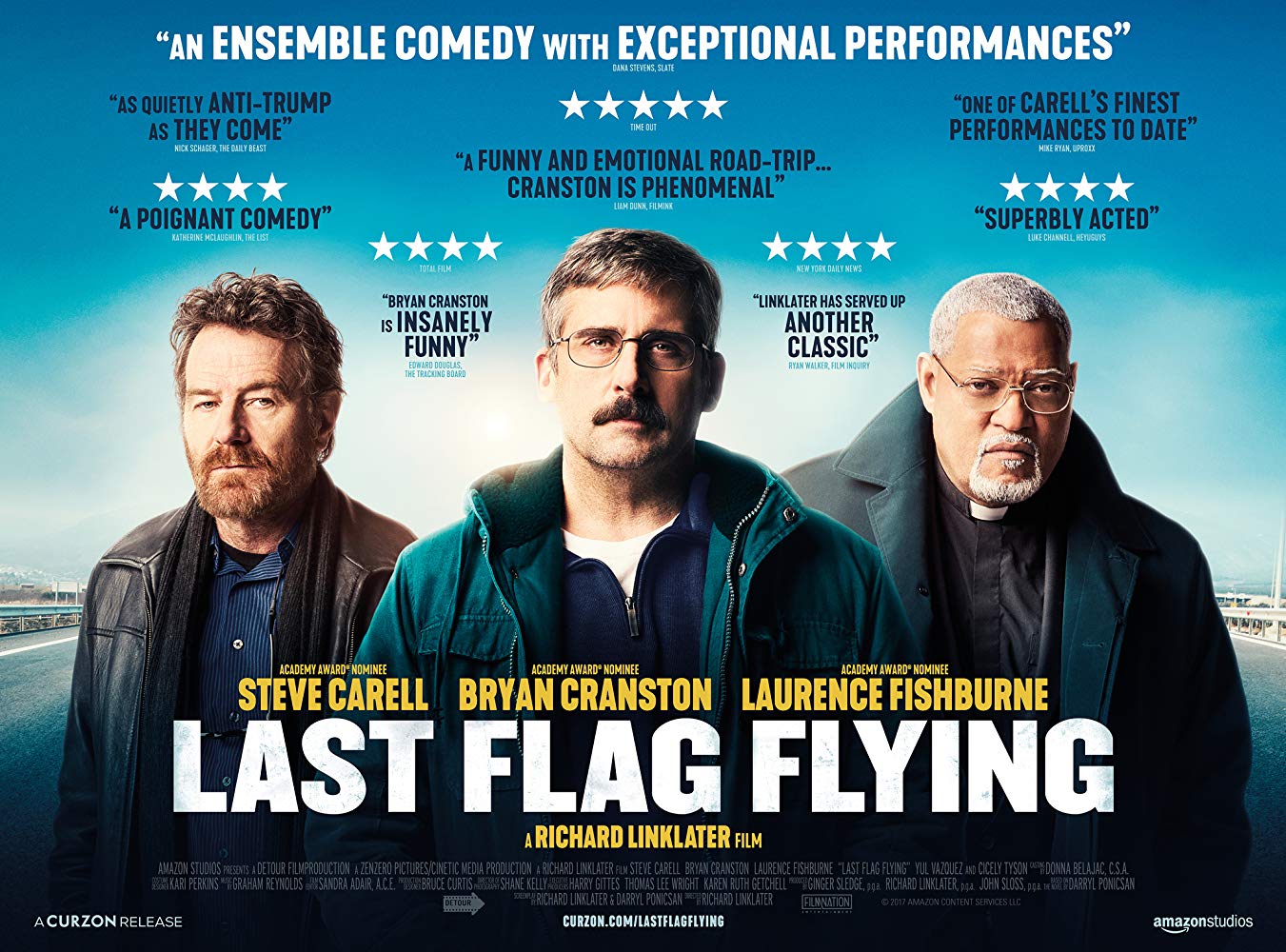 کاور فیلم Last Flag Flying 2017 با بازی لارنس فیشبورن