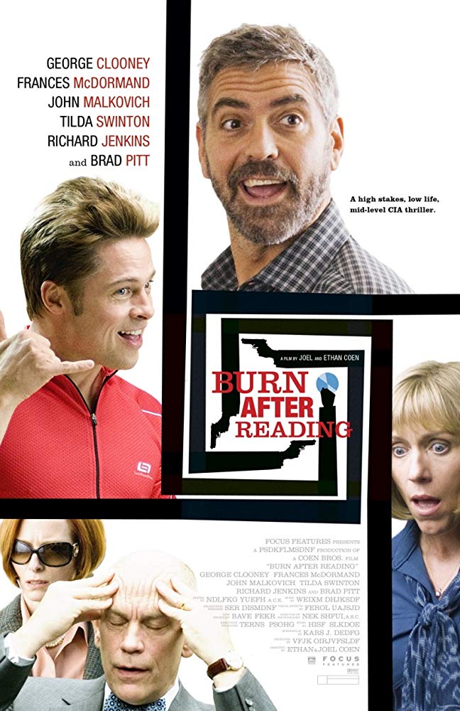 کاور فیلم Burn After Reading 2008