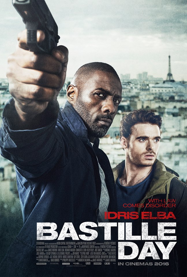 کاور فیلم ۲۰۱۶ Bastille Day