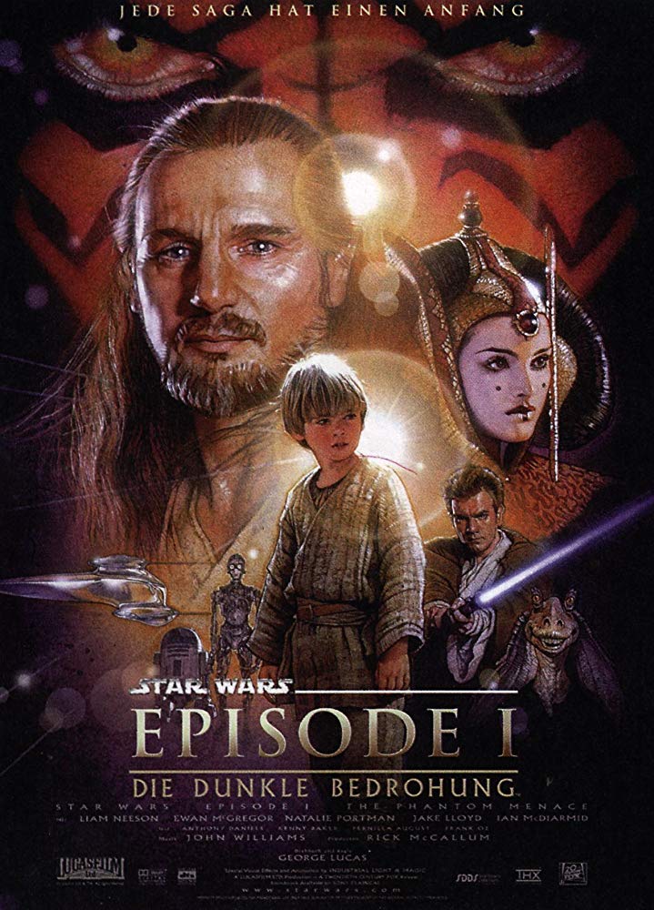 کاور فیلم Star Wars 1 The Phantom Menace 1999کاور فیلم Star Wars 1 The Phantom Menace 1999